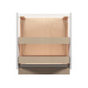 Brighton Assembled 30 in. W x 34.5 in. H x 24 in. D Plywood Base Cabinet Full Height Door(s) w/(2) Roll-out Trays in Painted White