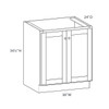 B36BFH - PRISM-Brighton CHANTILLY | Kunal Kitchens