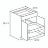 Saratoga B30B (RT2) Base Cabinet + Roll-Out Tray | Kunal Kitchens