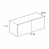 Saratoga W3012B Wall Cabinet | Kunal Kitchens