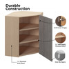 Saratoga WDC2436 Wall Diagonal Corner Cabinet | Kunal Kitchens