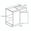 Ithaca BLB36/39-L Base Corner Cabinet Blind Left | Kunal Kitchens