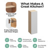 Ithaca W1830 Wall Cabinet | Kunal Kitchens