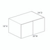 Ithaca W3018X24B Refrigerator Wall Cabinet | Kunal Kitchens