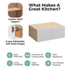 Ithaca W3018X24B Refrigerator Wall Cabinet | Kunal Kitchens
