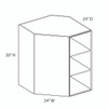 Ithaca WDC2430 Wall Diagonal Corner Cabinet | Kunal Kitchens