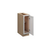 Westport Assembled 12 in. W x 34.5 in. H x 24 in. D Plywood Base Cabinet Full Height Door(s) in Painted White | Kunal Kitchens