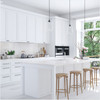 Westport Assembled 15 in. W x 34.5 in. H x 24 in. D Plywood Base Cabinet w/(1) Roll-out Tray in Painted White | Kunal Kitchens