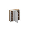 Westport Assembled 30 in. W x 36 in. H x 12 in. D Plywood Blind Wall Corner Cabinet in Painted White