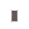 Westport Assembled 18 in. W x 36 in. H x 12 in. D Plywood Frosted Glass Door Wall Cabinet in Painted White