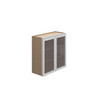 Westport Assembled 30 in. W x 30 in. H x 12 in. D Plywood Frosted Glass Door Wall Cabinet in Painted White
