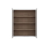 Westport Assembled 36 in. W x 42 in. H x 12 in. D Plywood Frosted Glass Door Wall Cabinet in Painted White