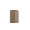 Westport Assembled 24 in. W x 36 in. H x 12 in. D Plywood Frosted Glass Door Diagonal Corner Wall Cabinet in Painted White