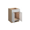 Westport Assembled 24 in. W x 34.5 in. H x 24 in. D Plywood Sink Base Cabinet in Painted White