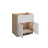 Westport Assembled 30 in. W x 34.5 in. H x 24 in. D Plywood Farm Sink Base Cabinet in Painted White