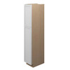 Westport Assembled 15 in. W x 90 in. H x 24 in. D Plywood Tall Cabinet w/(1) Roll-out Tray in Painted White