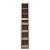 Westport Assembled 15 in. W x 90 in. H x 24 in. D Plywood Tall Cabinet w/(4) Roll-out Trays in Painted White