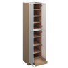 Westport Assembled 24 in. W x 96 in. H x 24 in. D Plywood Tall Cabinet w/(1) Roll-out Tray in Painted White