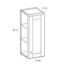Westport Assembled 12 in. W x 36 in. H x 12 in. D Plywood Wall Cabinet in Painted White | Kunal Kitchens