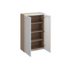 Westport Assembled 27 in. W x 42 in. H x 12 in. D Plywood Wall Cabinet in Painted White