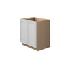Westport Ready to Assemble 30 in. W x 34.5 in. H x 24 in. D Plywood Base Cabinet Full Height Door(s) w/(1) Roll-out Tray in Painted White