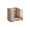 Westport Ready to Assemble 30 in. W x 34.5 in. H x 24 in. D Plywood Base Cabinet Full Height Door(s) w/(1) Roll-out Tray in Painted White