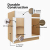 Westport Ready to Assemble 39 in. W x 34.5 in. H x 24 in. D Plywood Blind Base Corner Cabinet Left in Painted White | Kunal Kitchens