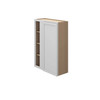 Westport Ready to Assemble 30 in. W x 42 in. H x 12 in. D Plywood Blind Wall Corner Cabinet in Painted White