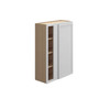 Westport Ready to Assemble 30 in. W x 42 in. H x 12 in. D Plywood Blind Wall Corner Cabinet in Painted White