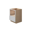Westport Ready to Assemble 24 in. W x 34.5 in. H x 24 in. D Plywood Base Microwave Cabinet in Painted White