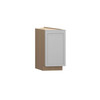 Westport Ready to Assemble 12 in. W x 34.5 in. H x 24 in. D Plywood Base Transitional Cabinet Left in Painted White