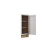 Westport Ready to Assemble 12 in. W x 34.5 in. H x 24 in. D Plywood Base Transitional Cabinet Right in Painted White
