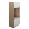 Westport Ready to Assemble 33 in. W x 84 in. H x 24 in. D Plywood Oven Tall Cabinet in Painted White