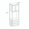 Westport Ready to Assemble 33 in. W x 96 in. H x 24 in. D Plywood Oven Tall Cabinet in Painted White