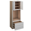 Westport Ready to Assemble 33 in. W x 96 in. H x 24 in. D Plywood Oven Tall Cabinet in Painted White
