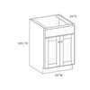 Westport Ready to Assemble 30 in. W x 34.5 in. H x 24 in. D Plywood Sink Base Cabinet in Painted White | Kunal Kitchens