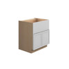 Westport Ready to Assemble 30 in. W x 34.5 in. H x 24 in. D Plywood Farm Sink Base Cabinet in Painted White