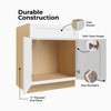 Westport Ready to Assemble 39 in. W x 34.5 in. H x 24 in. D Plywood Sink Base Cabinet in Painted White