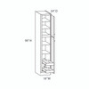 Westport Ready to Assemble 18 in. W x 90 in. H x 24 in. D Plywood Tall Cabinet w/(2) Roll-out Trays in Painted White | Kunal Kitchens