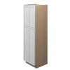 Westport Ready to Assemble 24 in. W x 84 in. H x 24 in. D Plywood Tall Cabinet w/(1) Roll-out Tray in Painted White