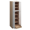 Westport Ready to Assemble 24 in. W x 90 in. H x 24 in. D Plywood Tall Cabinet w/(1) Roll-out Tray in Painted White