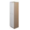 Westport Ready to Assemble 24 in. W x 96 in. H x 24 in. D Plywood Tall Cabinet w/(4) Roll-out Trays in Painted White
