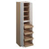 Westport Ready to Assemble 24 in. W x 96 in. H x 24 in. D Plywood Tall Cabinet w/(4) Roll-out Trays in Painted White
