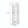 Westport Ready to Assemble 30 in. W x 84 in. H x 24 in. D Plywood Tall Cabinet w/(1) Roll-out Tray in Painted White | Kunal Kitchens