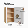 Westport Ready to Assemble 12 in. W x 30 in. H x 12 in. D Plywood Wall Cabinet in Painted White