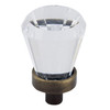 BP276AE11 - Antique English, Clear Traditional Swarovski Crystal and Metal Knob - 276B | Kunal Kitchens
