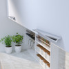 5182160140 - Chrome Modern Metal Pull - 5182 | Kunal Kitchens