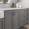 BP65076143 - Antique Nickel Transitional Metal Pull - 650 | Kunal Kitchens