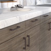 BP816096BORB - Brushed Oil-Rubbed Bronze Modern Metal Pull - 8160 | Kunal Kitchens