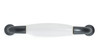 BP970090630 - Anthracite, White Traditional Ceramic and Metal Pull - 9700 | Kunal Kitchens